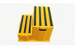 China Non Slip Treads Step Stand 52.7X37.5X30.5cm Plastic 2 step stool supplier