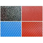 Alloy3003 24 Gauge x 48'' Inch Various Colors Diamond / Stucco Embossed Aluminum Sheet For Interior Decorative Panel for sale