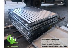 China 3D folded aluminum panels for building facade customized metal sheet aluminum facade supplier