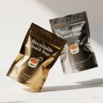​High-Quality Aluminum Foil 8-Side Stand-Up Pouches For Moisture-Proof Snack Packaging for sale