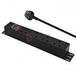 PDU 4-port Outlets SPD Surge Protector Power Strip Extension Socket 3250W with On/off Switch and Power Cable for sale