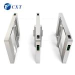 Anti Pinch Customs Acrylic Swing Barrier Gate Slim Speed Gate Turnstile 119 for sale