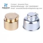 Golden UV Plastic Screw Flip Top Cap For Shampoo Conditioner Liquid Soap Bottle for sale