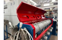 China Kneader Extruder Single Screw Electric Wire Extrusion Line For HFFR Material Application supplier