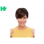 High Temperaturer Fiber Short Synthetic Wigs European Style 14inch - 30Inch for sale