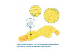 China Duck Plush  Dog Tooth High Durable Chengbei  Cleaning  Soft Squeaker  Bite-Resistant supplier