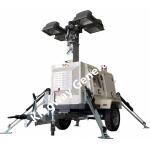 9m Lifting Height Light Tower Kubota Engine For Construction Site for sale