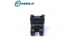 China ABS CNC Machined Plastic Parts Injection Molding Service Custom Lamp Short Clip supplier