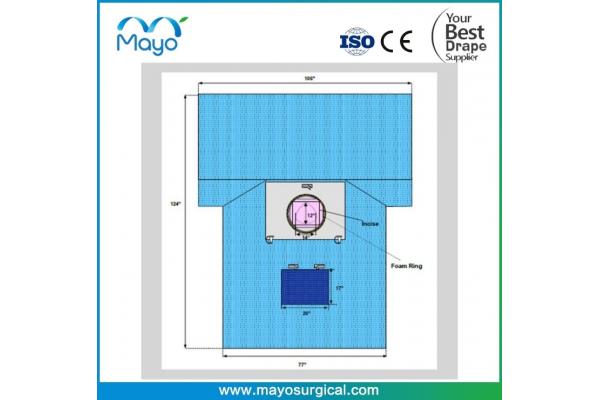 C-Section Drape With Pouch And Fenestration Sterile