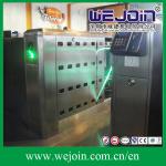 Intelligent Flap Barrier with 304 Stainless Steel Housing and Fingerprint System