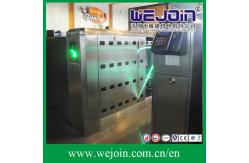 China Intelligent Flap Barrier with 304 Stainless Steel Housing and Fingerprint System supplier