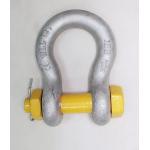 12 Tonne WLL Yellow Safety Anchor Bow Shackle With Bolt-Type Design for sale