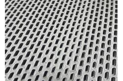 China Oem Customized Building Facade Use Square Hole Perforated Sheet Metal supplier