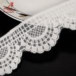 4.5cm Idth Stretch Trim Embroidery Lace Trim Water Soluble For Underwear