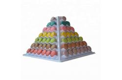 China Multifunction 31cm Tall Plastic Macaron Packaging French Macarons Stand supplier
