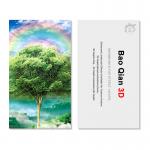 Customized Logo 3D Lenticular Card / Shaped Stand Holographic Business Cards for sale