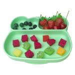 Baby Feeding Silicone Plate Premium Quality Customized Frog Shape Food Grade for sale