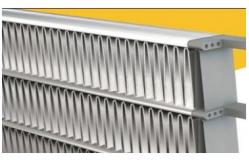 China Louver Serrate Shelled Microchannel Heat Exchanger For Ice Making Machine supplier