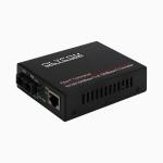 Gigabit POE Media Converter 15.4W 30W Unmanaged Active PoE Duplex SM MM Fiber for sale