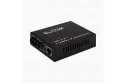 China Mini Fiber Optic Media Converter Fast Ethernet Unmanaged Singlemode Multimode Duplex supplier