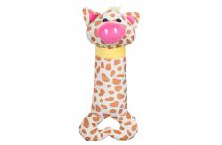 China Stuffed Squeaky Chew Cute 25cm Pet Plush Toy Dog Short Plus supplier