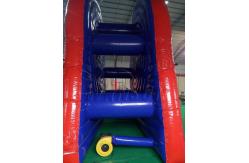 China Two Sides Inflatable Sports Games / Soccer Dart Board For Large Playground supplier