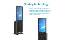China 42 Inch IR Touch Screen Ticket Vending Machine Back LED Light Advertising Panel supplier