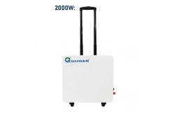 China Suitacase Energy Portable Power Station Battery 2000W With Pull Road supplier