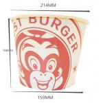150oz Disposable Paper Food Buckets Biodegradable For Popcorn for sale
