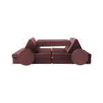 Waterproof Inner Liner 10 Pieces Foam Modular Play Mat Couch Soft Furniture