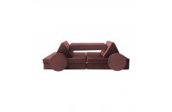 China Waterproof Inner Liner 10 Pieces Foam Modular Play Mat Couch Soft Furniture supplier