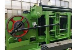 China PLC Control 4mm Weaving Galvanized Wire Net Gabion Machine supplier
