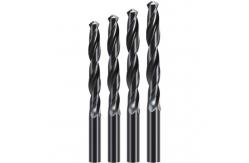 China Black Oxide Steel Drill Bit Metalworking Tools Carbide Straight Shank Drill Bit supplier
