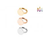 Anti Corrosion 3.5g Mens Stainless Steel Signet Rings for sale
