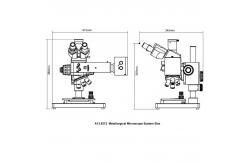 China Laboratory Reflected EPI Metallurgical Optical Microscope A13.0212 Trinocular Head supplier