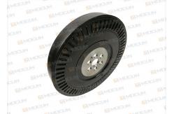 China 5268643 6D107 Excavator Engine Parts Crankshaft Vibration Damper Shock Absorber supplier