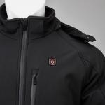 Washable Electric Winter Coats For Men Windproof Polyester Cotton