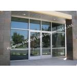 Modern Commercial Decorative Soundprrof Glass Door Swing Aluminum Frame Glass Door For Sale for sale