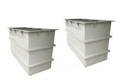 China Acid And Alkali Resistance PVC Electroplating Tanks , Chrome Plating Bath supplier
