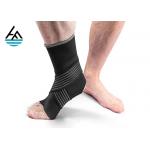 Elasticated Neoprene Ankle Wrap / Sport Foot Ankle Support Bandage for sale