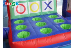 China Interactive Tarpaulin Inflatable Sports Games For Team Building Screen Printing supplier