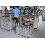 Collapsible Stacking And Folding Mesh Security Cages Heavy Duty Cargo Storage for sale