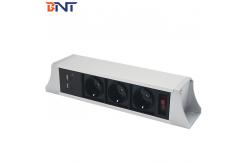 China Office Hanging Desktop Power Center With Double USB Charger Interfaces supplier