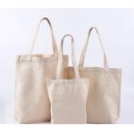 Multi Compartment Eco Canvas Bags Sustainable White Color With Handle for sale