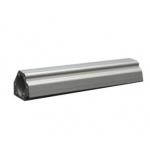 6082, 2A12 , 2024 , 7075 , 7055 , 7150 Silvery Anodized Aluminium Extruded Profiles / Cutting / Drilling / CNC Machining for sale