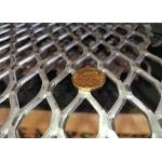 Flat Type 4mm Carbon Steel Diamond Expanded Metal Grating 4x8 Sheet for sale
