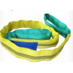 Heavy Duty Flat Polyester Woven Eye To Eye Sling Safety Factor 5 To 1 for sale