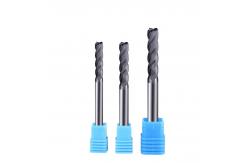 China Diamond Coating 4F Flute CNC Router Bits for Graphite Cutting Precision supplier