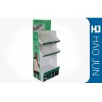 Recyclable Printed Cardboard Display Stands For Snacks , Easy Assembly