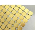 6x6mm Anodized Aluminum Flake Fabric Used For Architecture Decoration for sale